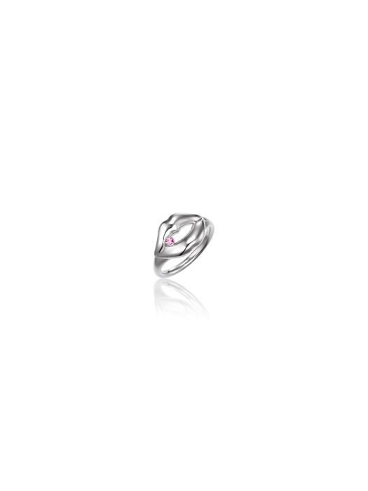 Shiny Lips Ring _ SILVER (Silver92.5)