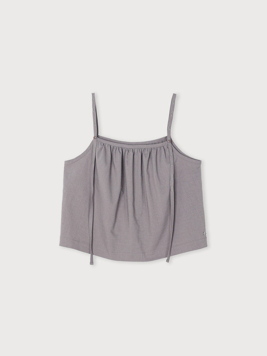 BUTTON STRAP SLEEVELESS (3COLORS)