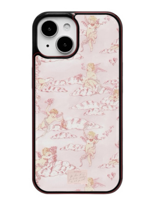 peach angel Epoxy Phone Case 아이폰 갤럭시 에폭시 케이스