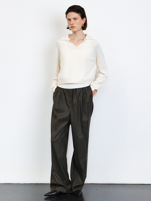 NEW CLASSIC WAIST BANDING PANTS [3COLORS]