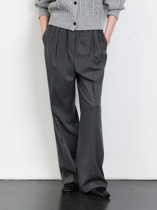 NEW CLASSIC WAIST BANDING PANTS [3COLORS]