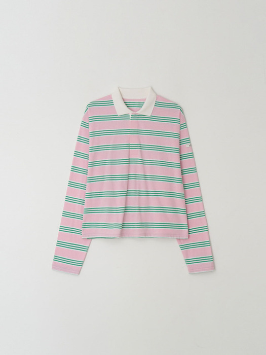 MULTI STRIPE RUGBY T-SHIRT