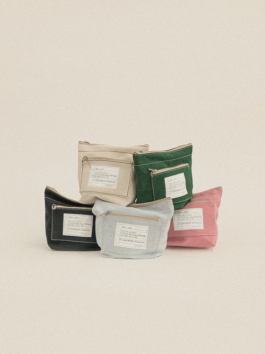 Letter Pocket Pouch - 5 colors