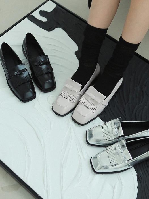 [리퍼브]rfb7045 Tassel ribbon loafer _ 3colors