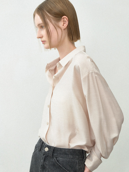 ESSENTIAL SILKY TUCK SHIRT(BL-4294)