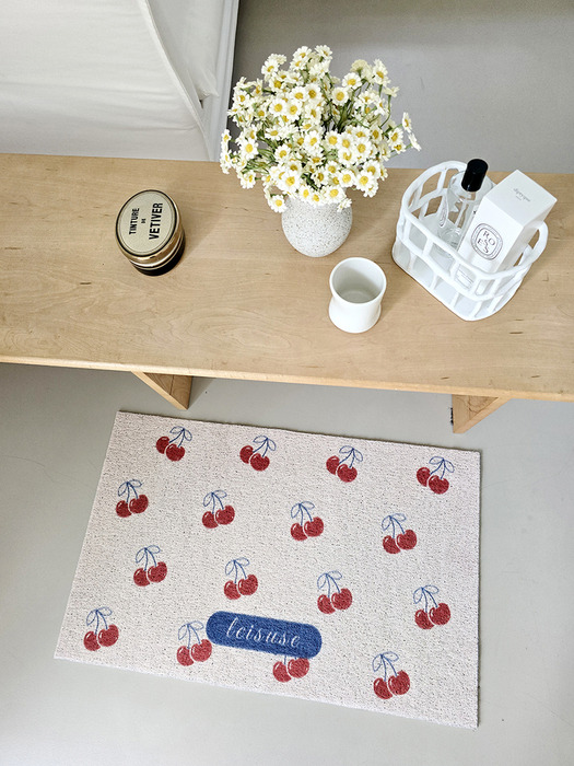 체리레터 빨아쓰는 PVC 발매트