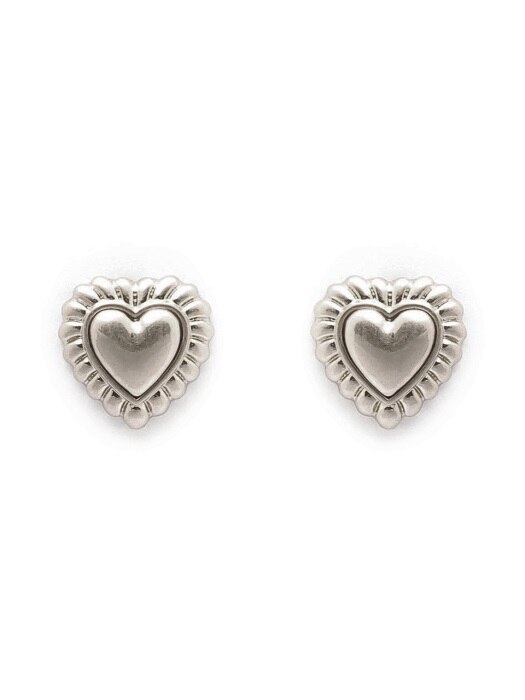 antique heart earrings