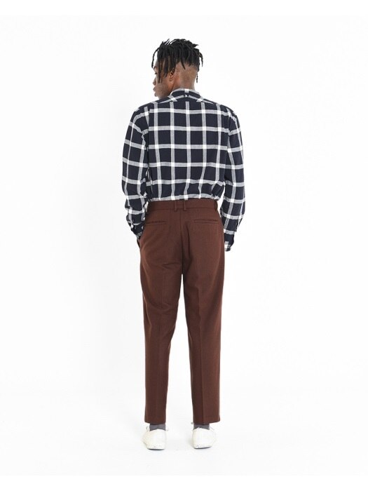 18FW STANDARD WOOL PANTS BROWN