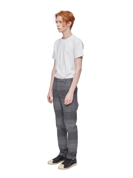 Symetric Pattern Slim Pants
