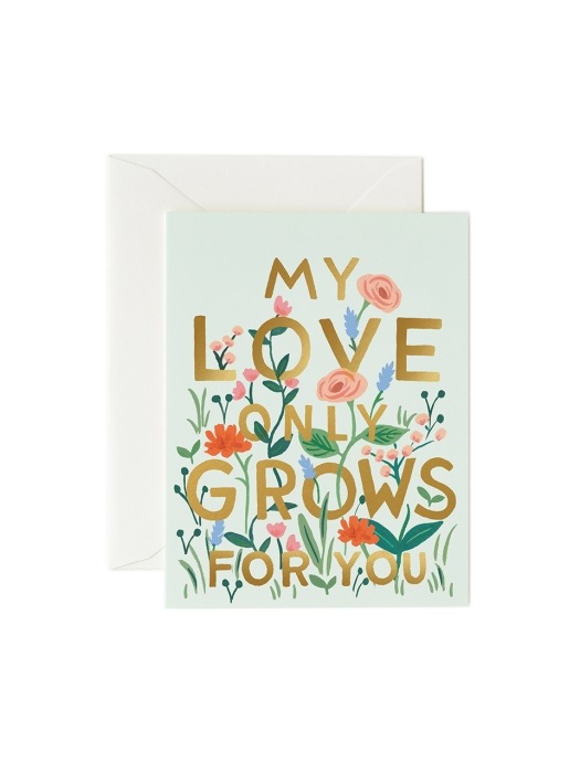 Love Grows Card 사랑 카드