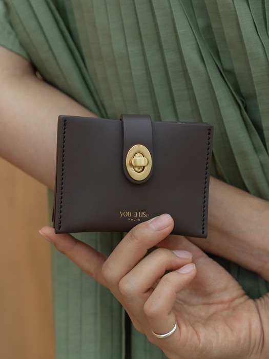 Roto wallet (Choco brown)