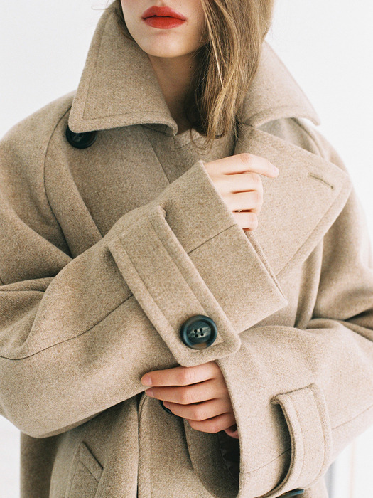[EXCLUSIVE] Italian Wool NEW A-LINE HALF COAT