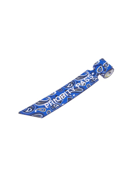 paisley Priority tag _ Blue