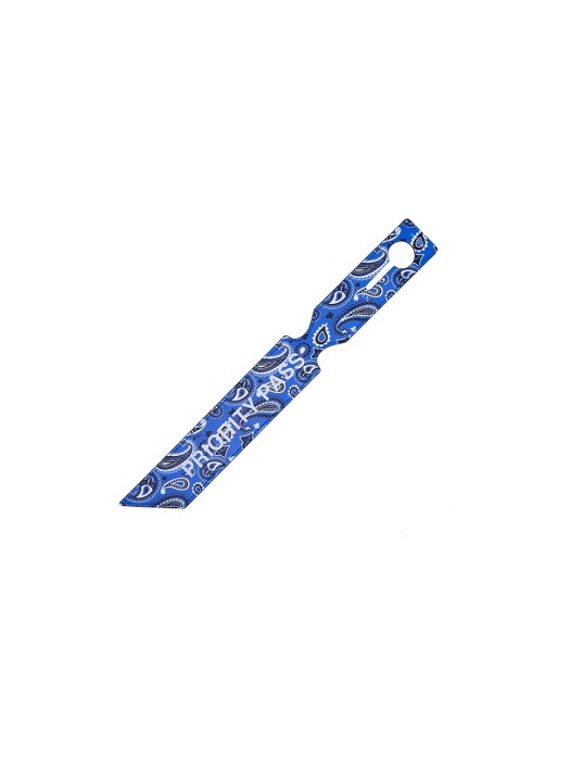 paisley Priority tag _ Blue