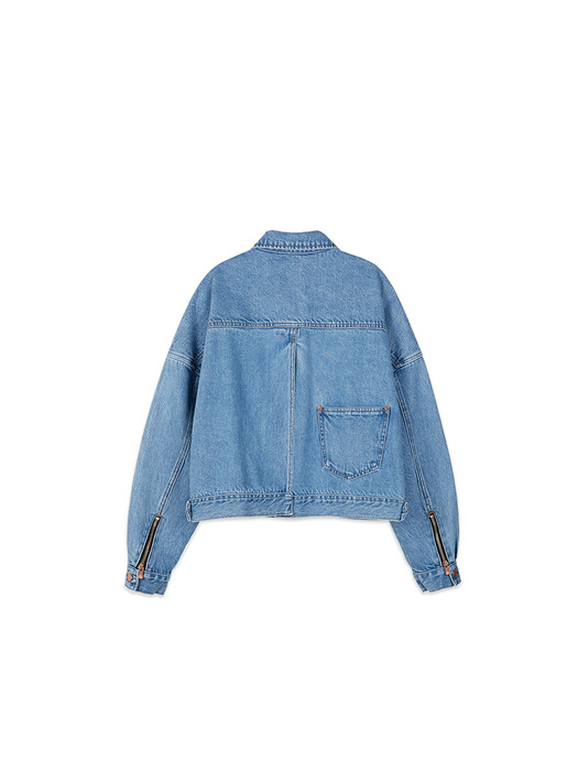 JOHANSSON DROP SHOULDER DENIM JACKET awa265w(BLUE)