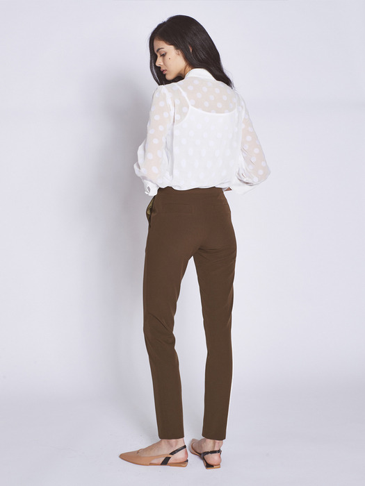 Slim Fit Span Pants_Khaki