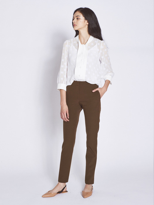 Slim Fit Span Pants_Khaki