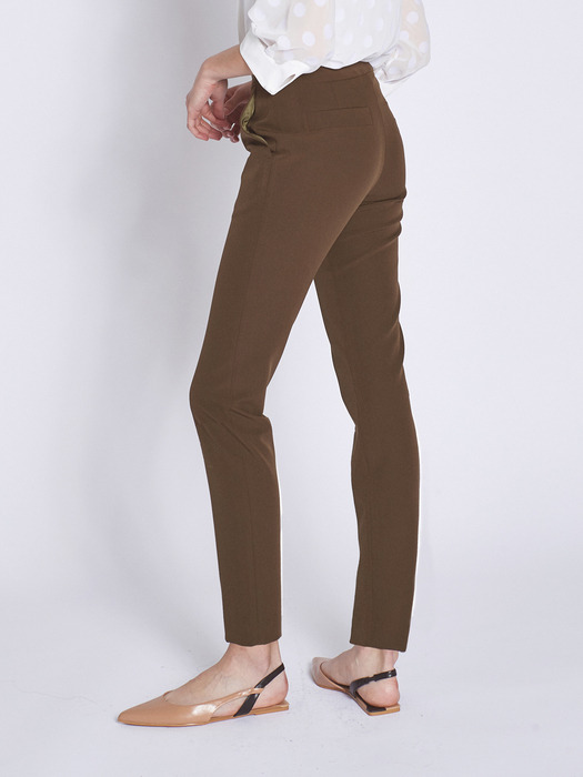 Slim Fit Span Pants_Khaki