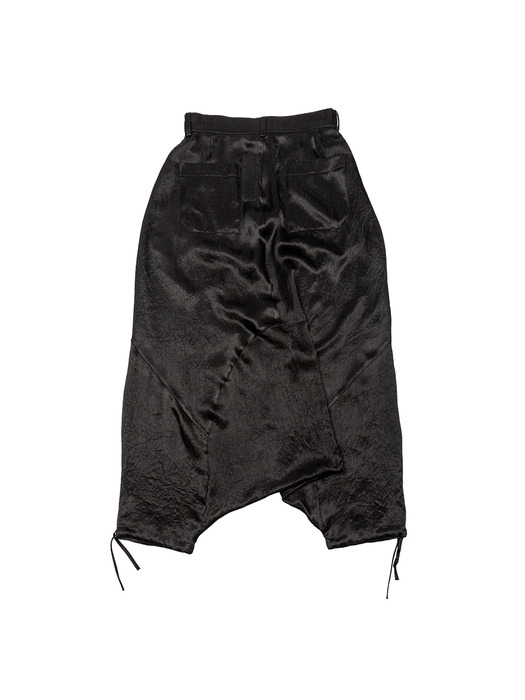 Black Oriental Saruel Pants