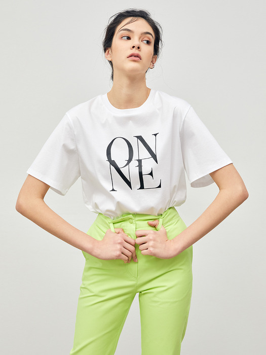 Tape-pointed ONNE T-Shirt White