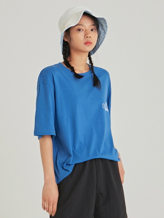 1987 DISTANCE HALF TEE_BLUE