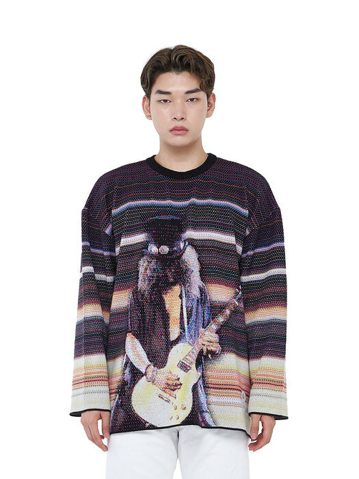 8D006 - OVERSIZED PSYCHEDELIC PULLOVER