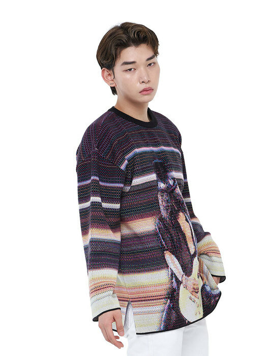 8D006 - OVERSIZED PSYCHEDELIC PULLOVER