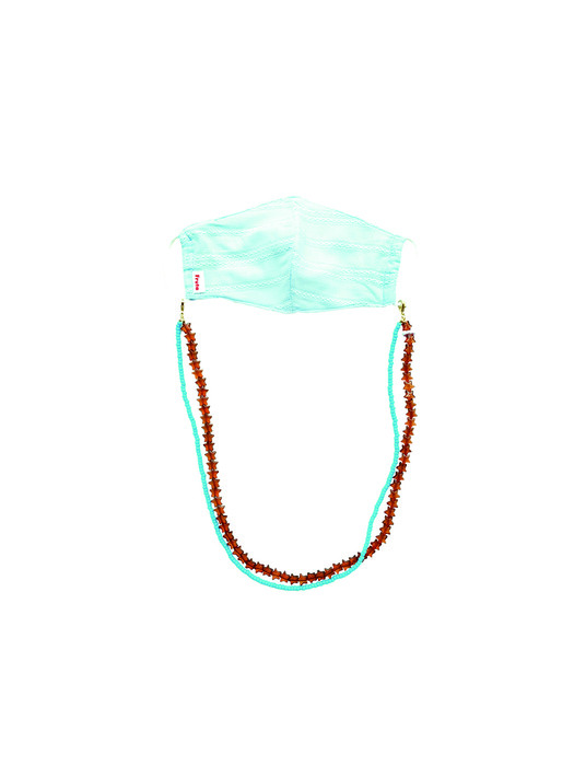 DOUBLE LEI MASK CHAIN