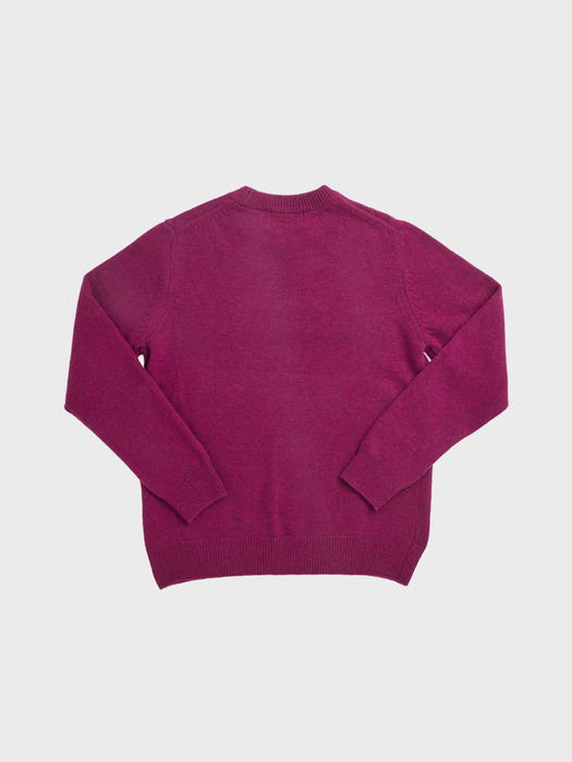 WHATEVERWEWANT CASHMERE KNIT [VIOLET]