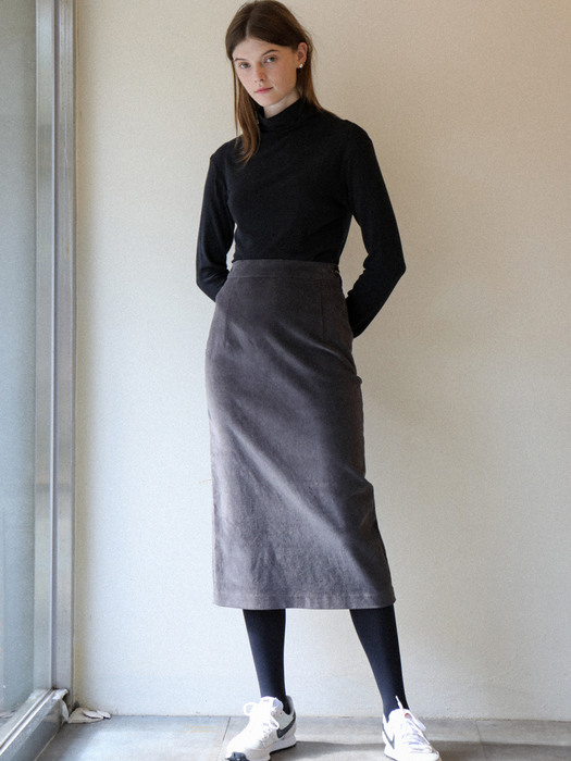 3.34 ESSENTIAL SKIRT_CHARCOAL