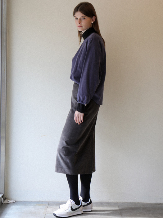 3.34 ESSENTIAL SKIRT_CHARCOAL