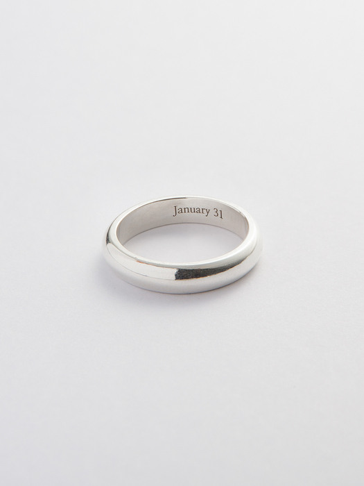 Simple Calm Band Ring (925 Silver).11