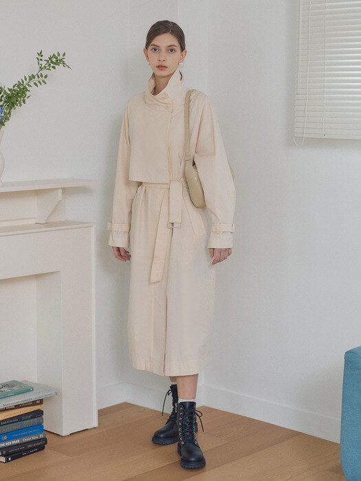 High Band Collar Trench Coat SW1SR101-03