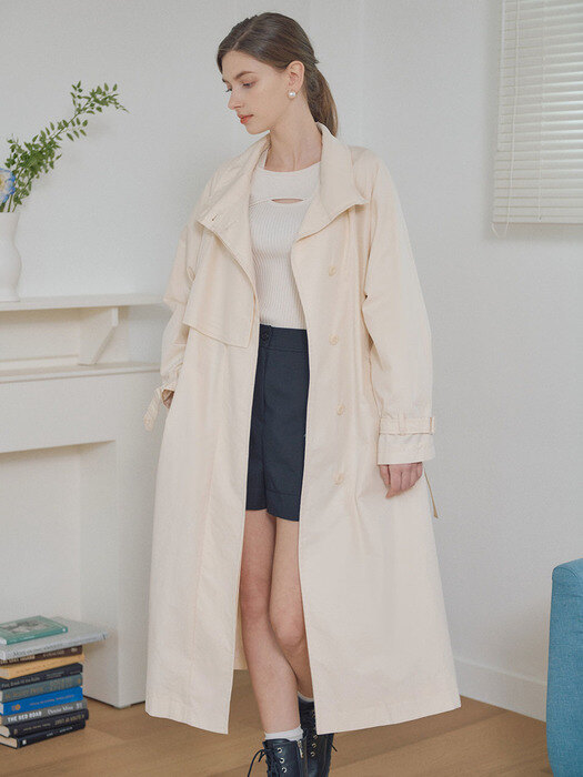 High Band Collar Trench Coat SW1SR101-03