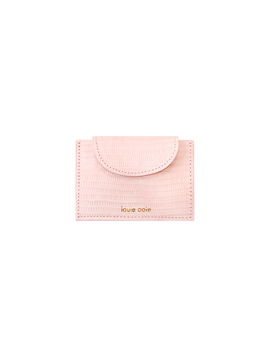 betty card wallet - pink embo