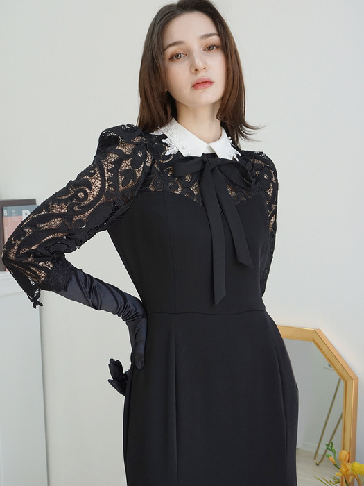 Valentine black dress