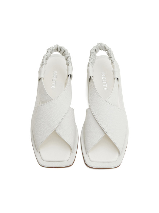 35mm Mystic X-strap Sandal (White)