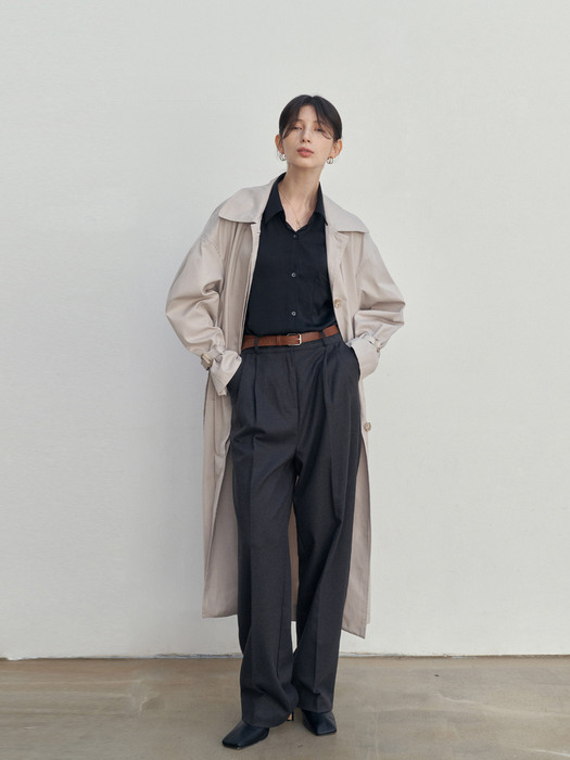 EVER BOY-FIT TRENCH COAT_BEIGE