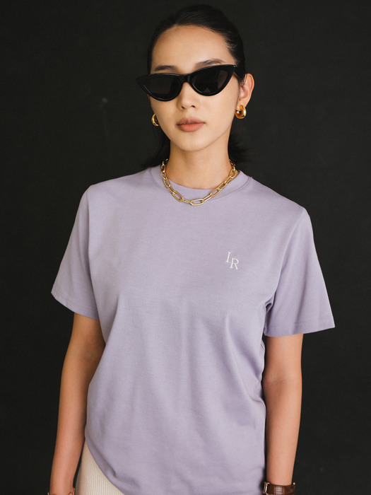 LR Logo Half-Sleeve T-shirt Lavender