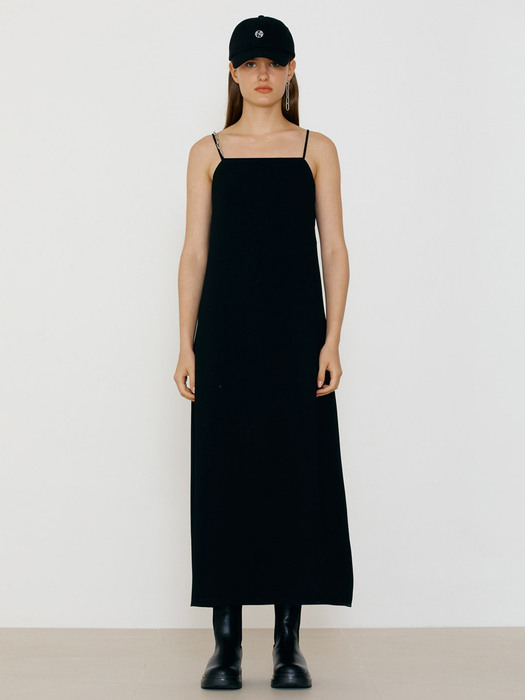 Chain set dress (Black)