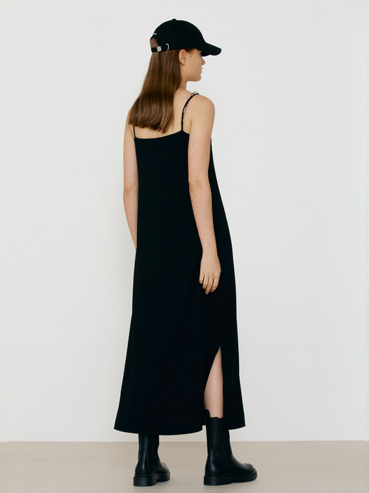 Chain set dress (Black)