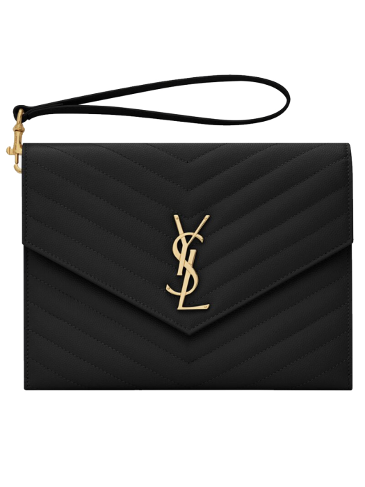 YSL 모노그램 클러치백 (BLACK)