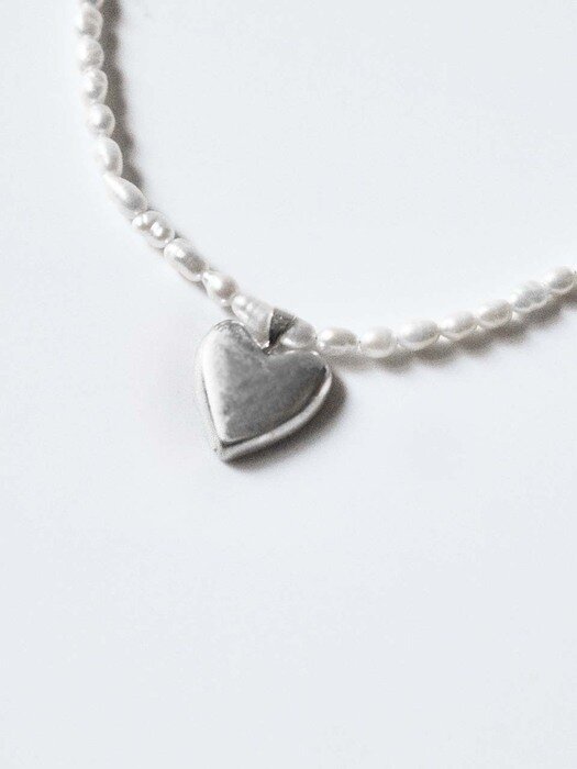 HEART PEARL NECKLACE 003
