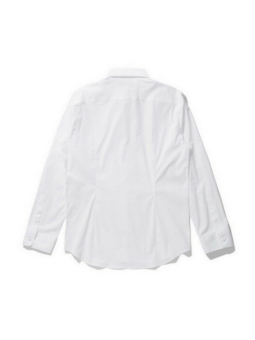 [아울렛 전용] stretch dress shirt (horizontal collar)_C9SAW21002WHX