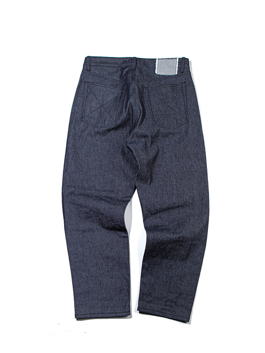 ORGANIC COTTON RELAXED DENIM PANTS (None-wash)