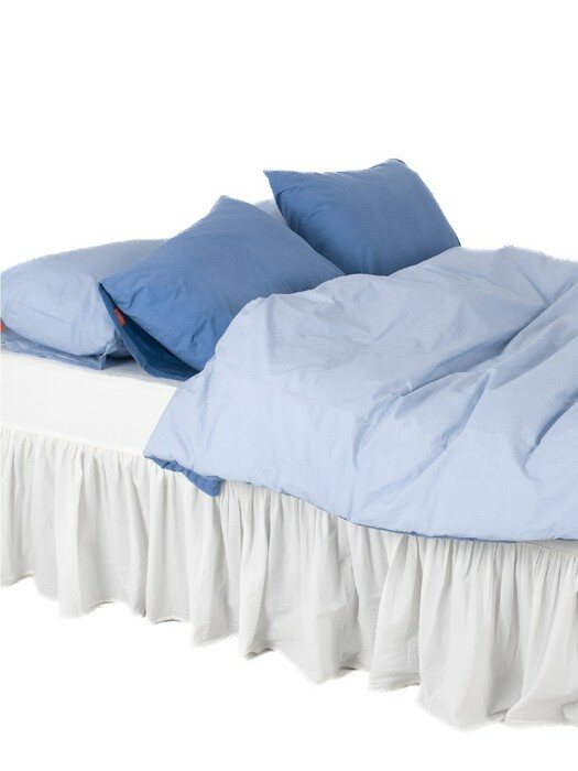 blue dawn pillow cover 80수 바이오워싱 순면 베개커버