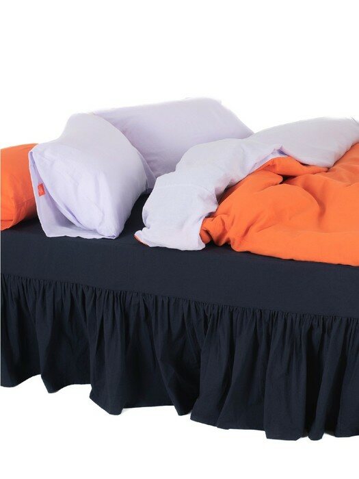 orange & lavender pillow cover 텐셀린넨 베개커버 