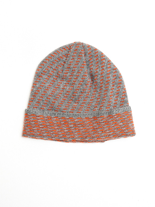 COMB BEANIE GREY