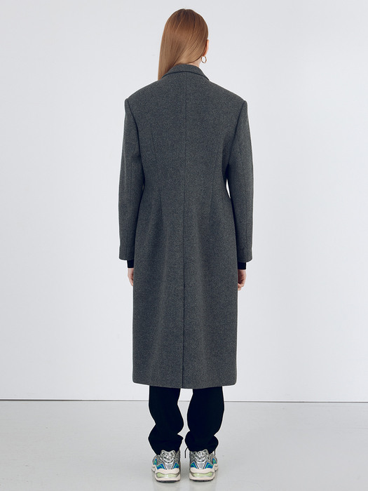 Wool Single Coat_Charcoal