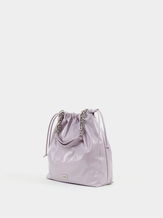 CH. TRAWSTRING BAG, PURPLE